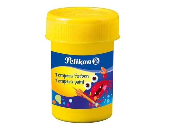 Pelikan Tempera, Sort, Blå, Grønn, Rosa, Hvit, Gult, Væske, 25 ml, 6 stykker