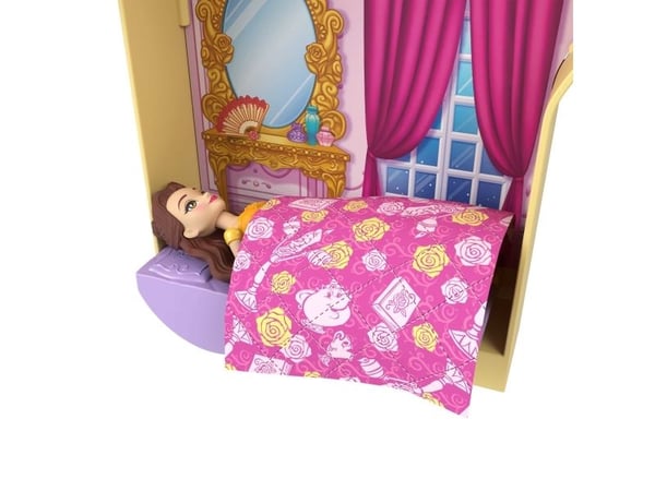 Disney Princess -leker, Belle-slott som kan stables, gaver til barn, 3 år, Jente, 297,2 mm, 350 g, Flerfarget