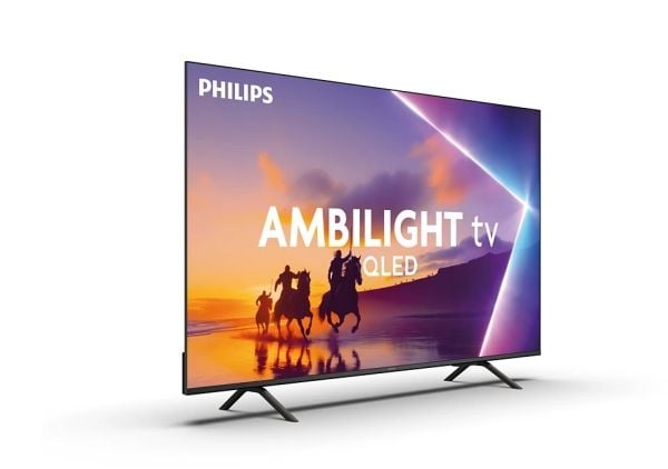 Philips 55PUS8450, 139,7 cm (55"), 3840 x 2160 piksler, QLED, Smart TV, Wi-Fi, Svart