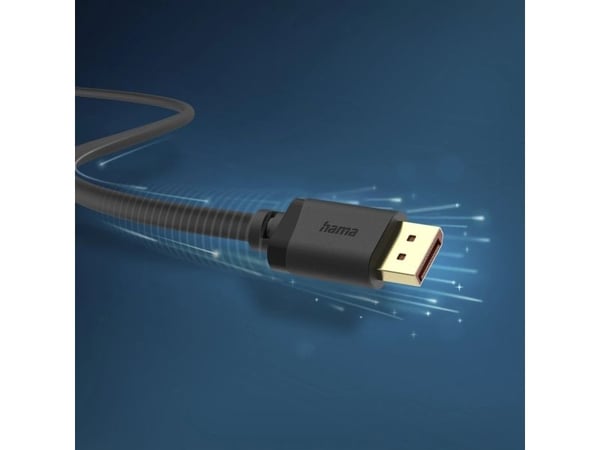 Hama 00202032, 2 m, DisplayPort, DisplayPort, Hankjønn, Hankjønn, 15360 x 8640 piksler