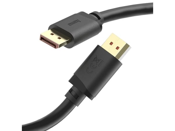 Hama 00202032, 2 m, DisplayPort, DisplayPort, Hankjønn, Hankjønn, 15360 x 8640 piksler