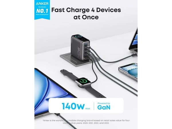 Anker B2697GZ1, inomhus, AC, Grå