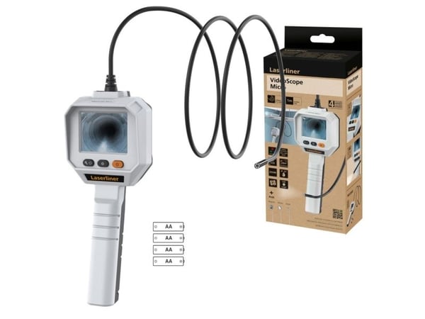 Laserliner VideoScope Micro, 640 x 480 piksler, 6,1 cm (2.4"), 640 x 480 piksler, 45°, 2x, 5,5 mm