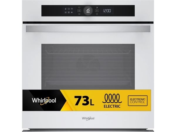 Whirlpool WOI4S8HM2SWA, Medium, Elektrisk ovn, 73 l, 73 l, Vifteassistert, Hydrolytisk