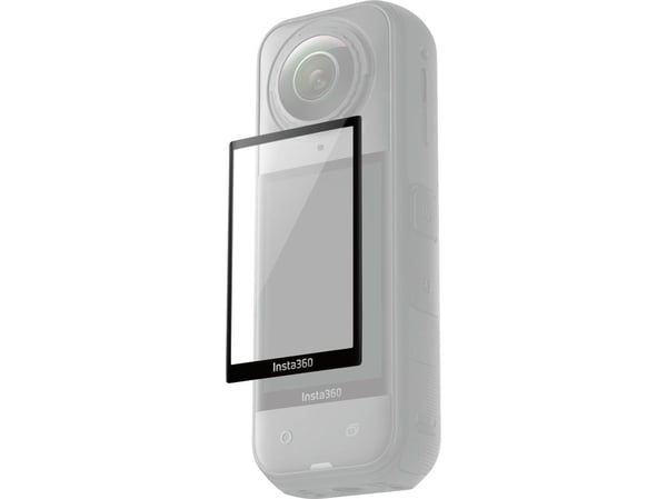 Insta360 - Skjermbeskyttelse for handlingskamera - glass - rammefarge svart - for Insta360 X5