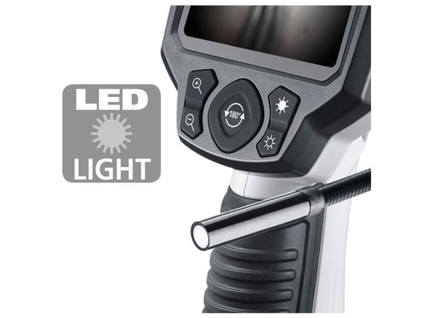 Laserliner VideoScope XL, 320 x 240 piksler, 8,13 cm (3.2"), 53°, 2x, 9 mm, Svart, Hvit