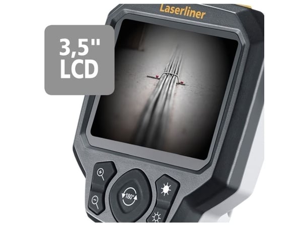 Laserliner VideoScope XL, 320 x 240 piksler, 8,13 cm (3.2"), 53°, 2x, 9 mm, Svart, Hvit