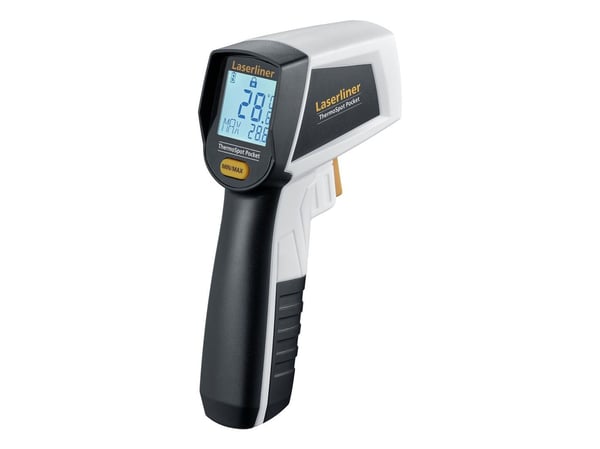 Laserliner ThermoSpot Pocket, 95 mm, 132 mm, 37 mm, 144 g, Svart, Grå, °C