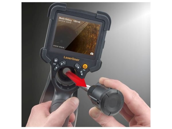 Laserliner VideoInspector XXL, 640 x 480 piksler, 8,89 cm (3.5"), 1280 x 720 piksler, JPEG, 80°, 2x