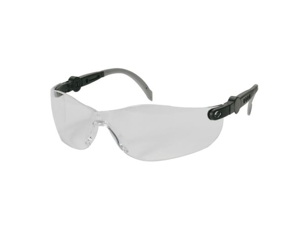 Beskyttelsesbrille, THOR Vision, One size, klar, PC, antirids, justerbare stænger