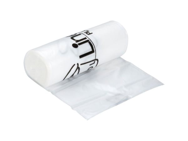 Spandepose med stjernebund, ABENA Bin-Line Plus, 40 l, klar, LLDPE/virgin - (12 stk.)