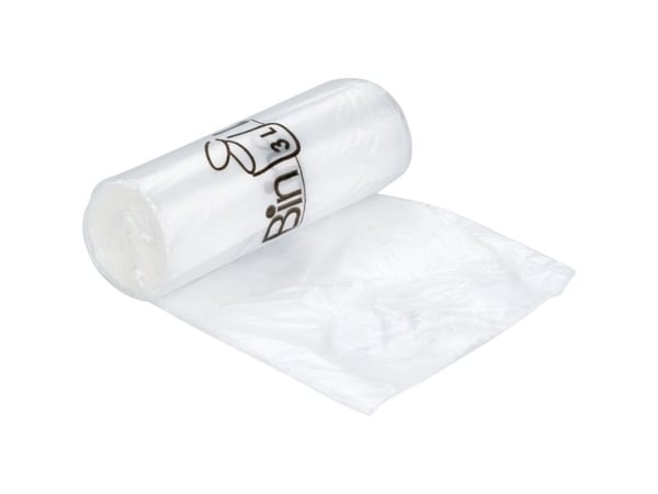 Spandepose med stjernebund, ABENA Bin-Line, 3 l, klar, LLDPE/virgin - (12 stk.)
