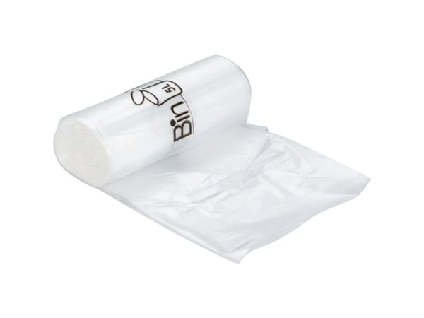 Spandepose med stjernebund, ABENA Bin-Line, 5 l, klar, LLDPE/virgin - (12 stk.)