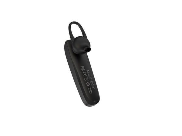 BOROFONE BC21, Trådløs, Samtaler/musikk, 9 g, Hodesett, Sort