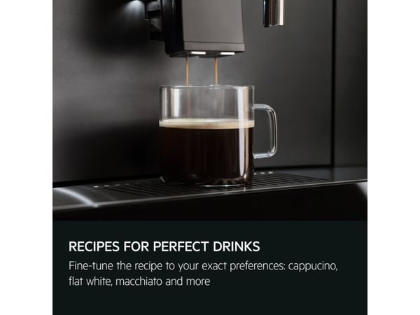 AEG TC8NK7B, Espressomaskin, 2,5 l, Kaffe bønner, Malt kaffe, Innebygd kaffekvern, 1350 W, Sort