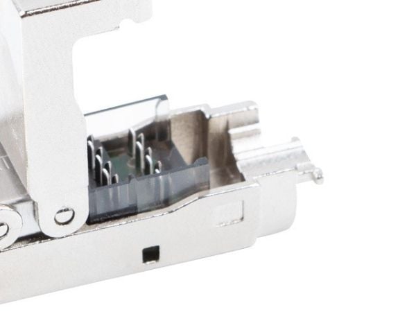 Lanberg - Nettverkkopler - RJ-45 (hunn) til RJ-45 (hunn) - foliebelagt uskjermet tvinnet kabelpar (F/UTP) - CAT 6a - gjennomsiktig, sølv