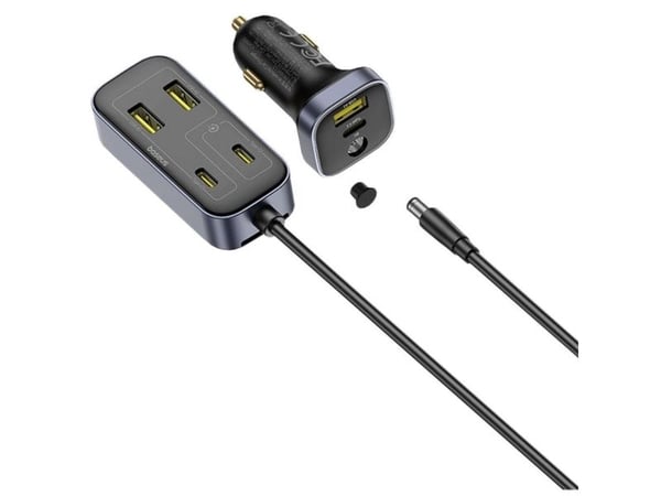 Baseus BackseatPal L1, Automatisk, Cigarr tändare, 9 V, Svart