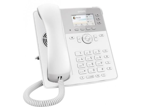 snom D717 - VoIP-telefon - treveis anropskapasitet - SIP, RTCP, SRTP - hvit