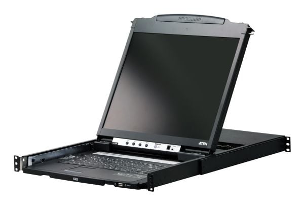 KVM-konsoll ATEN CL5800N, 48 cm LCD-skjerm, VGA, PS/2-USB, periferiutstyrsport, CH KVM-konsoll ATEN CL5800N, 48 cm LCD-skjerm, VGA, PS/2-USB, periferiutstyrsport, CH