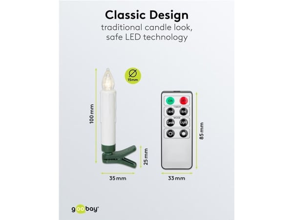 10 langatonta LED-joulukuusen valoa
