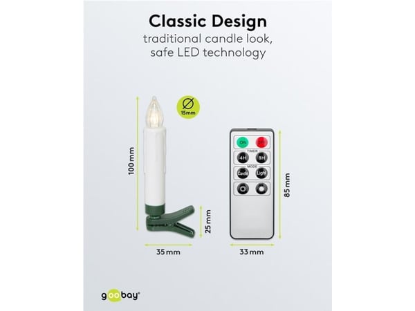 Goobay 77754, Figur, Hvit, Akrylonitril-butadien-styren (ABS), Polystyren (PS), IP20, LED, 1,6 W