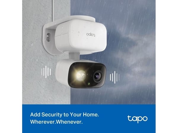 TP-Link Tapo C206, IP-sikkerhetskamera, Innendørs, Trådløs, Bord, Hvit, IP65