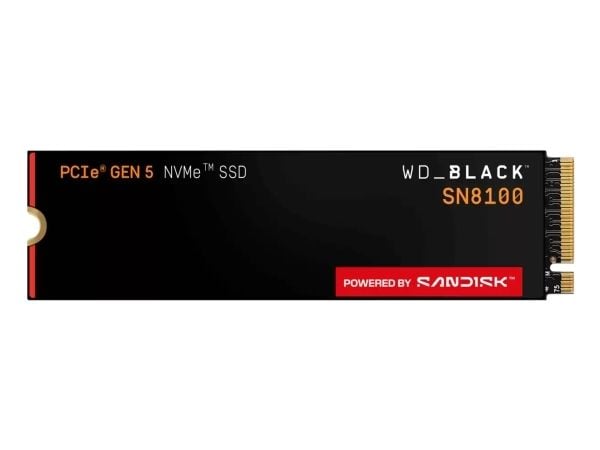 WD Black SN8100 - SSD - kryptert - 8 TB - intern - M.2 2280 - PCI Express 5.0 x4 (NVMe) - TCG Opal Encryption 2.02