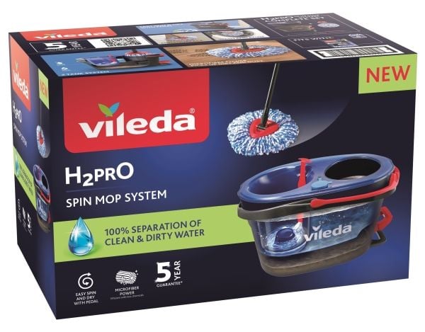 Vileda H2PrO Spin Mop System
