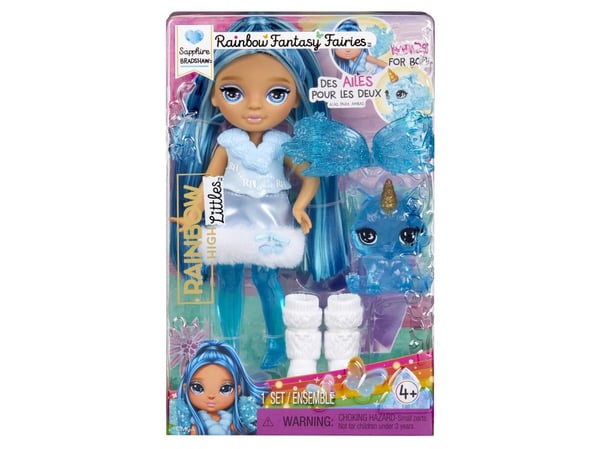 Rainbow High Littles Rainbow Fantasy Fairies Doll- Sapphire (blue), Motedukke, Jente, 4 år, Gutt/Jente, 140 mm, Flerfarget
