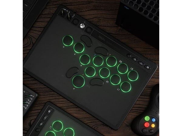 8Bitdo Arcade Controller for Xbox, Gamepad, PC, Xbox One, Xbox Series S, Xbox Series X, Analog, Flerfarget, Ledning & Trådløs, RF/USB