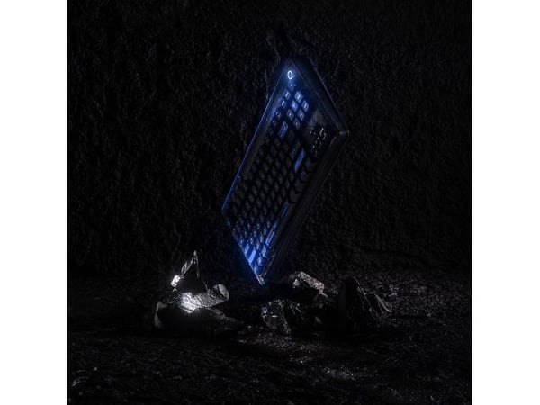 8Bitdo Retro 87, Ledning & Trådløs, USB + RF Wireless + Bluetooth, Mekanisk nøkkelbryter, QWERTY, RGB LED, Svart