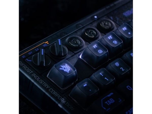 8Bitdo Retro 87, Ledning & Trådløs, USB + RF Wireless + Bluetooth, Mekanisk nøkkelbryter, QWERTY, RGB LED, Svart