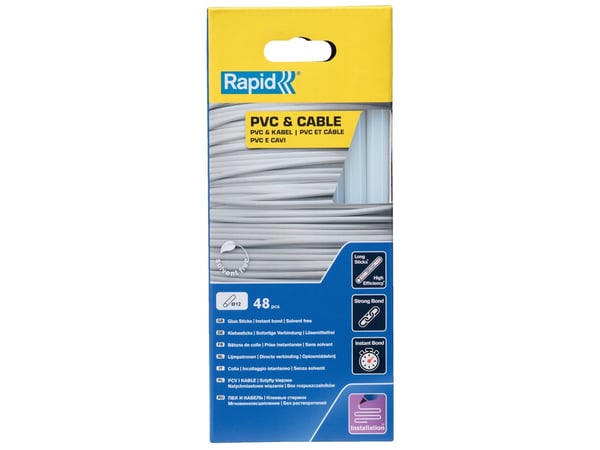 lim for PVC og kabler 12x190mm 48 stk.
