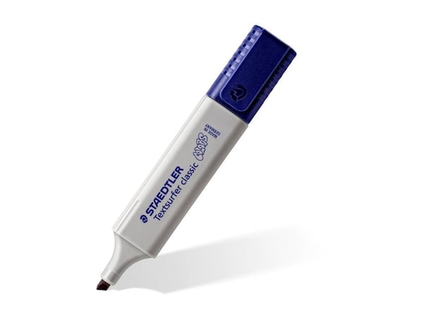 STAEDTLER Textsurfer classic 364 C - Markeringspenn - for fakspapir, karbonpapir - assorterte farger - vannbasert blekk - 1-5 mm (en pakke 10)