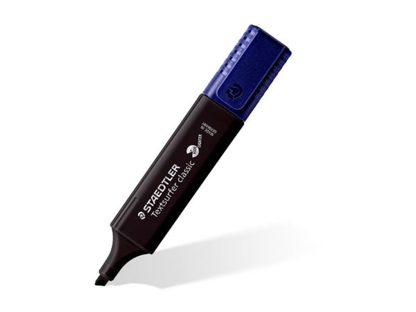 STAEDTLER Textsurfer classic 364 C - Markeringspenn - for fakspapir, karbonpapir - assorterte farger - vannbasert blekk - 1-5 mm (en pakke 10)