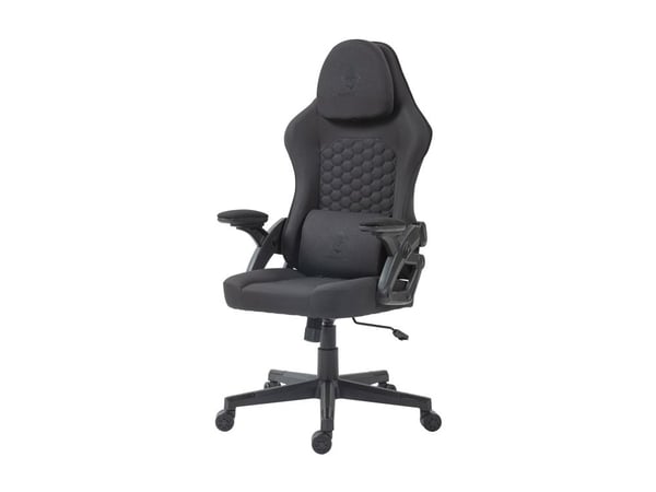 DELTACO GAMING DC130 - Spillestol - ergonomisk - armlener - linestoff - svart