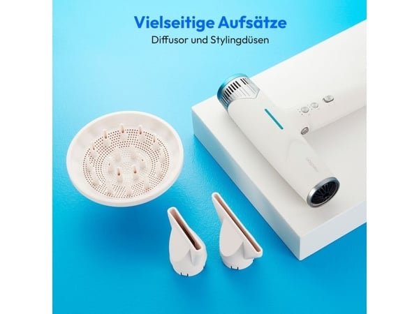 MEDION LIFE HD2, 95 °C, 82 dB, Hvit, Monokromatisk, 1,8 m, Knapper