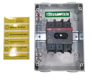 Turvakytkin 63A 3-napainen+N+J, jossa on enemmän OTP63T3M1