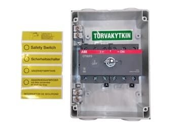 Turvakytkin AC23 45A 6-napainen nolla/maa, jossa on enemmän OTP36T6M1