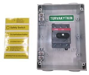 Turvakytkin AC23 45A 3-napainen+N+J, jossa on enemmän OTP36T3M1
