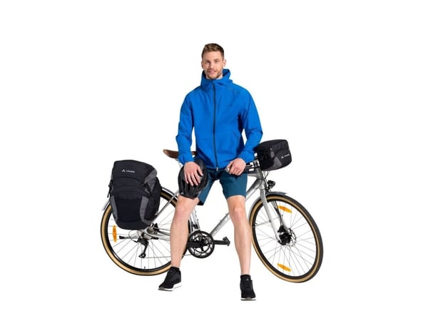 VAUDE OnTour Box M, Front, Sykkelveske, Polyester, Polyurethan, Svart, Grå, 4 l, 7 kg
