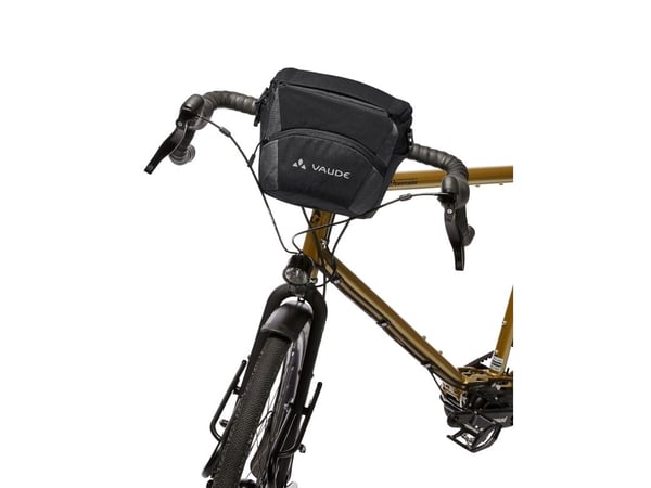 VAUDE OnTour Box M, Front, Sykkelveske, Polyester, Polyurethan, Svart, Grå, 4 l, 7 kg