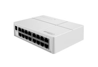 Dahua Technology SF1016L, Ohanterad, L2, Fast Ethernet (10/100), Bords-/väggmontering
