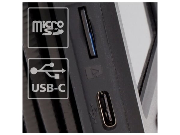 Laserliner VideoPocket HDM Duo, 480 x 272 piksler, 10,9 cm (4,3"), 1280 x 720 piksler, 68°, 2x, 5,5 mm