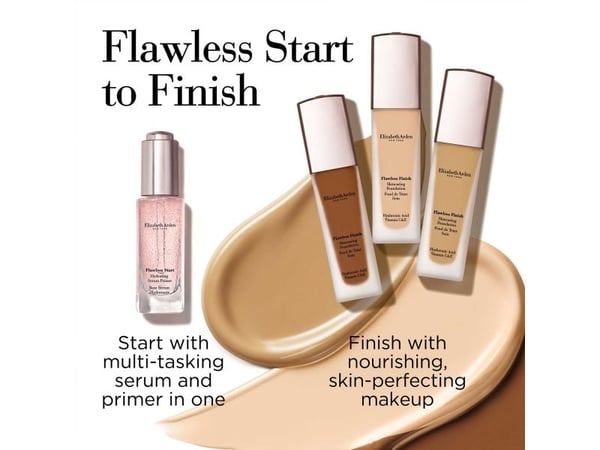 Elizabeth Arden, Flawless Finish Skincaring, Hyaluronic Acid, Long Wear, Cream Foundation, 620N, Deep Neutral, 30 ml For Women