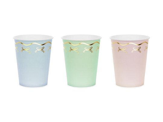 PartyDeco KPP94-EU1, 220 ml, Papir, Flerfarget, 6 stykker
