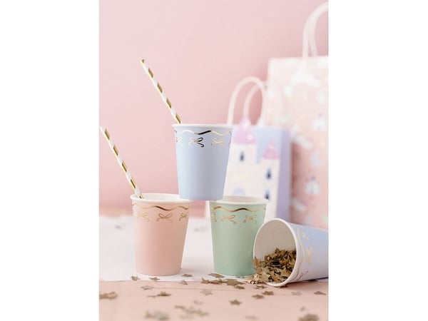 PartyDeco KPP94-EU1, 220 ml, Papir, Flerfarget, 6 stykker