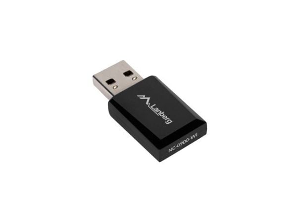 Lanberg NC-0900-WI - Nettverksadapter - USB 2.0 - Wi-Fi 6, Wi-Fi 5
