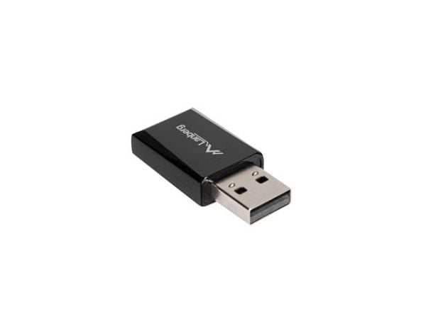 Lanberg NC-0900-WI - Nettverksadapter - USB 2.0 - Wi-Fi 6, Wi-Fi 5