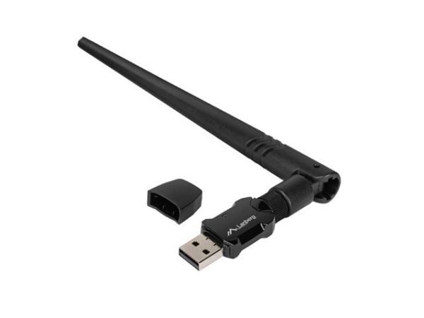 Lanberg NC-0900-WIE - Nettverksadapter - USB 2.0 - Wi-Fi 6, Wi-Fi 5